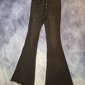 Flying Monkey Black Flare Pants